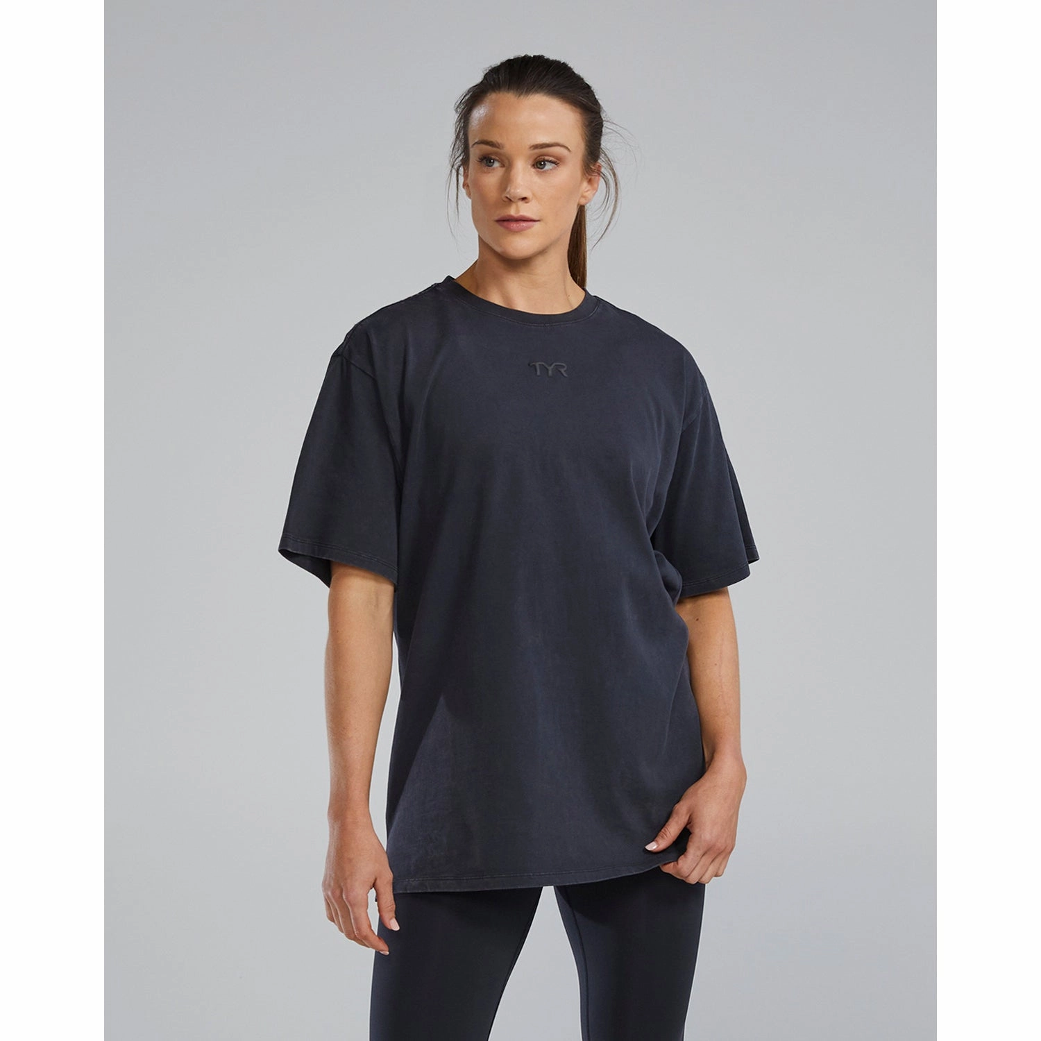 TYR Unisex Garment-Dyed Oversized Tee High-Quality Fabric Premium Cotton Blend