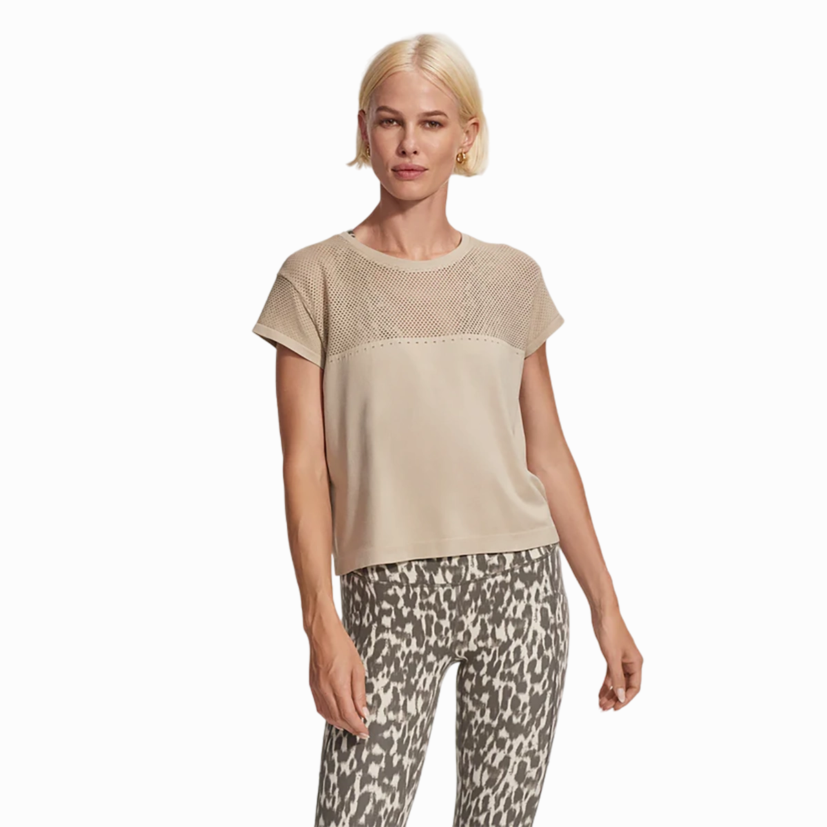 Varley Calloway Boxy Tee Bonded Seam Technology