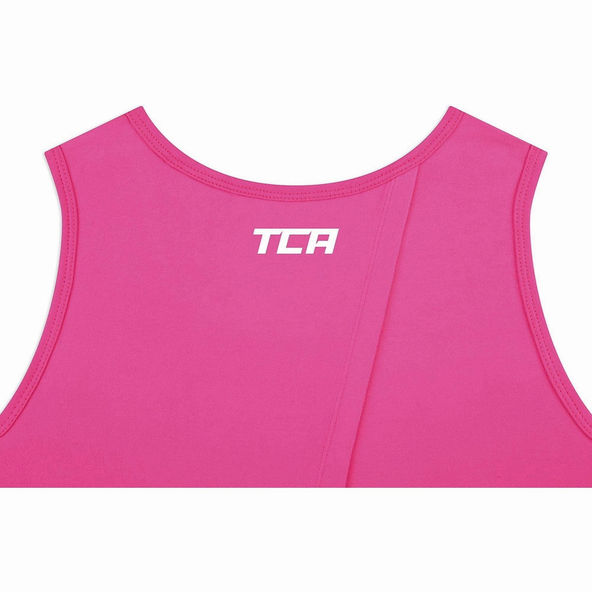 Brave Mode Country Core TCA Crossback Cooling Womens Training Vest Tank Top - Pink