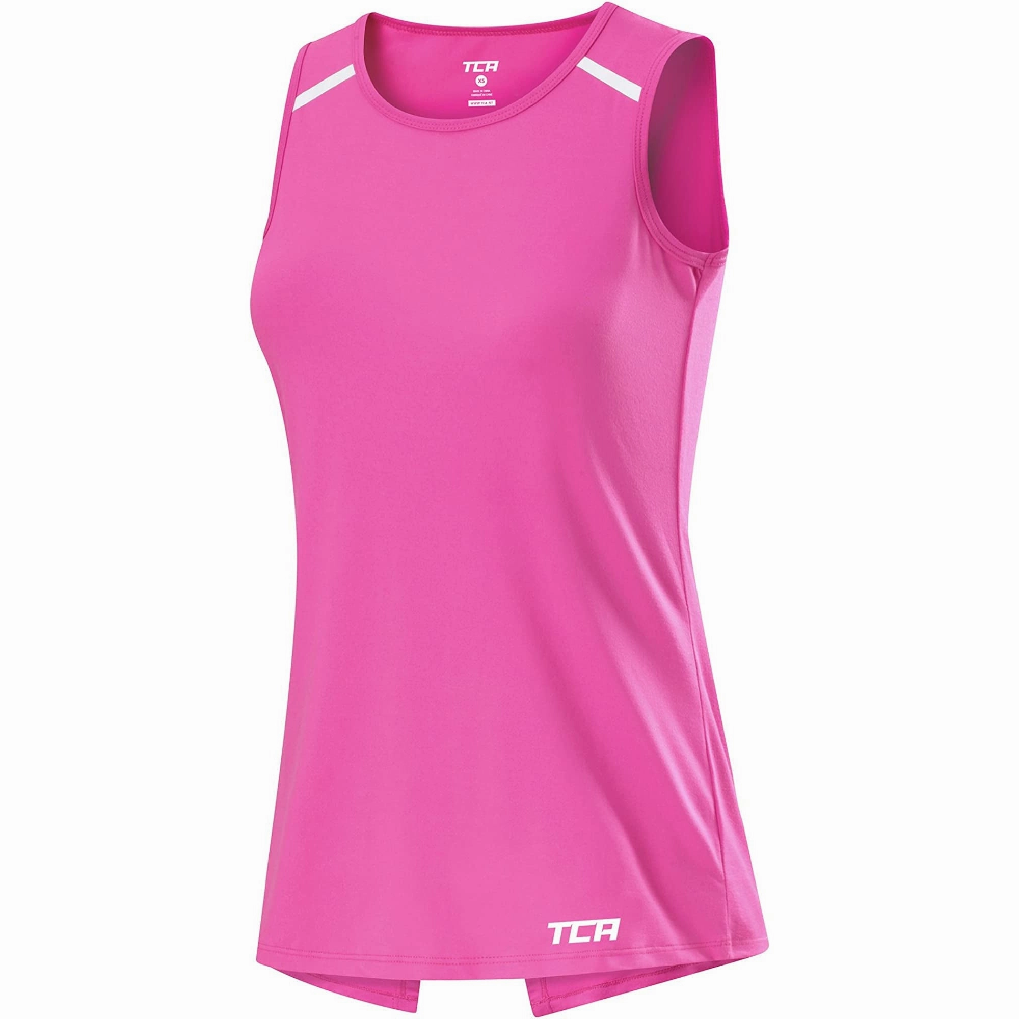 Rain Proof TCA Crossback Cooling Womens Training Vest Tank Top - Pink