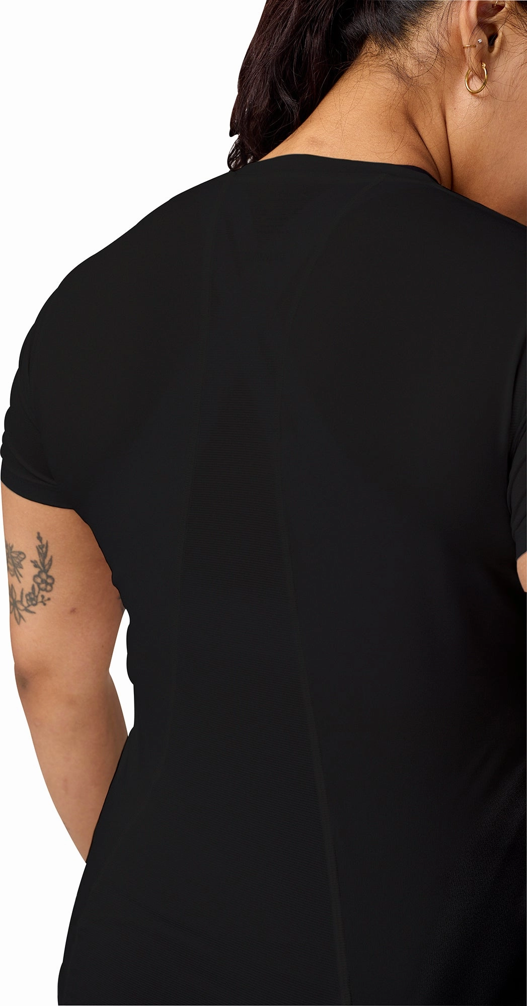 Brooks Sprint 3.0 Short Sleeve Womens Running Top - Black Stretchable Armholes