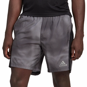 Go Light adidas Own The Run 7 Inch Mens Running Shorts - Grey