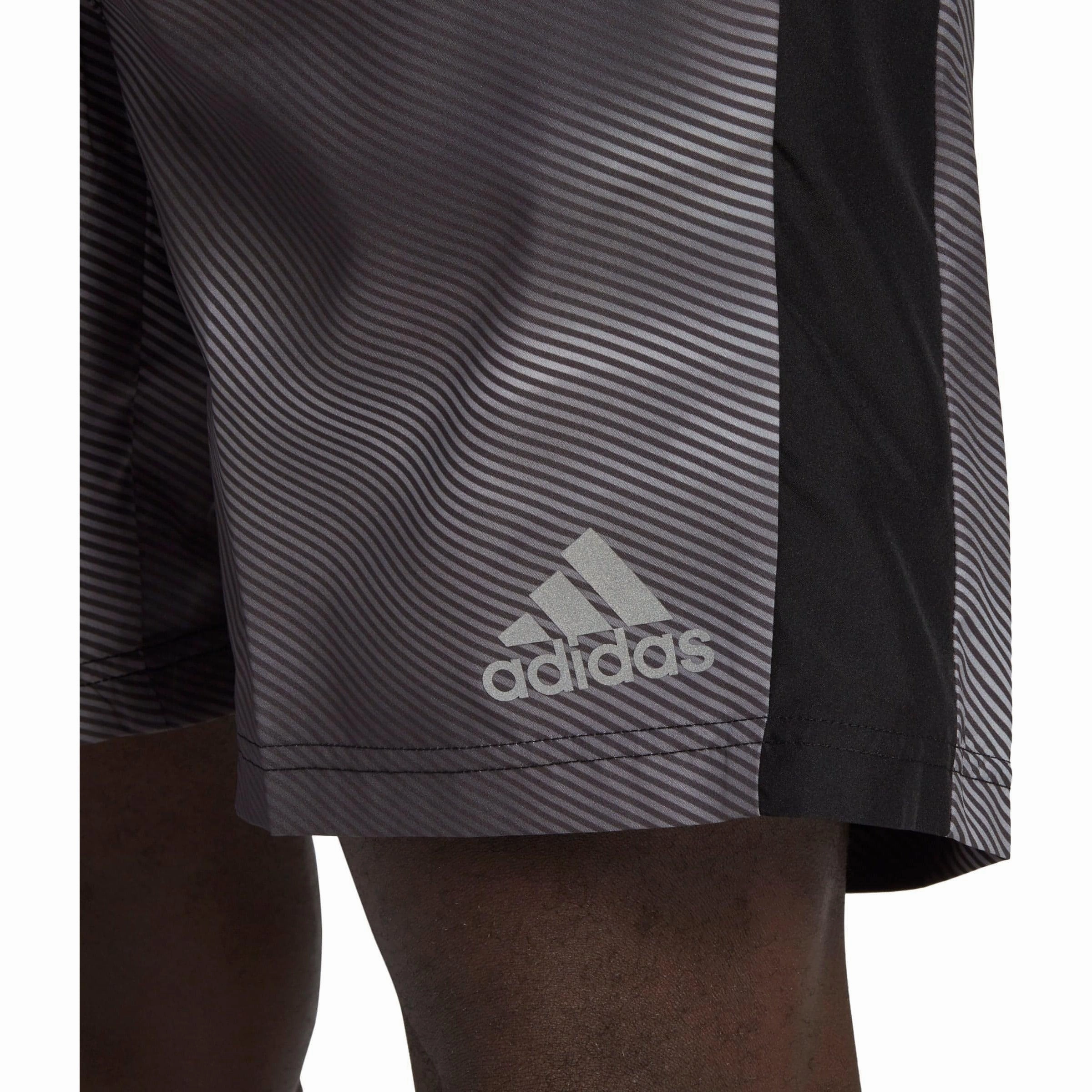adidas Own The Run 7 Inch Mens Running Shorts - Grey stain - resistant