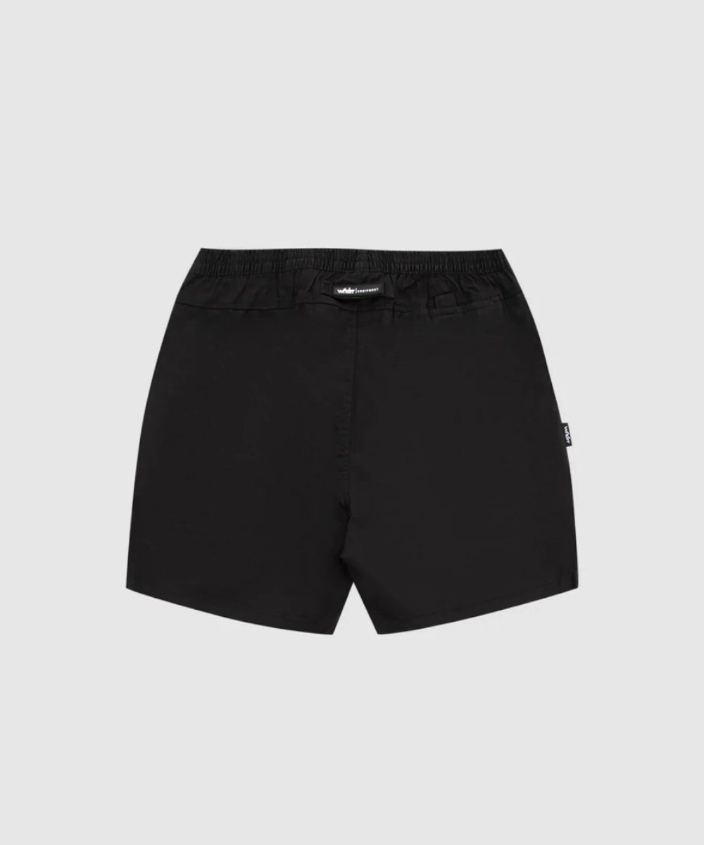 Regular Fit WNDRR Offend Beach Short (Black)