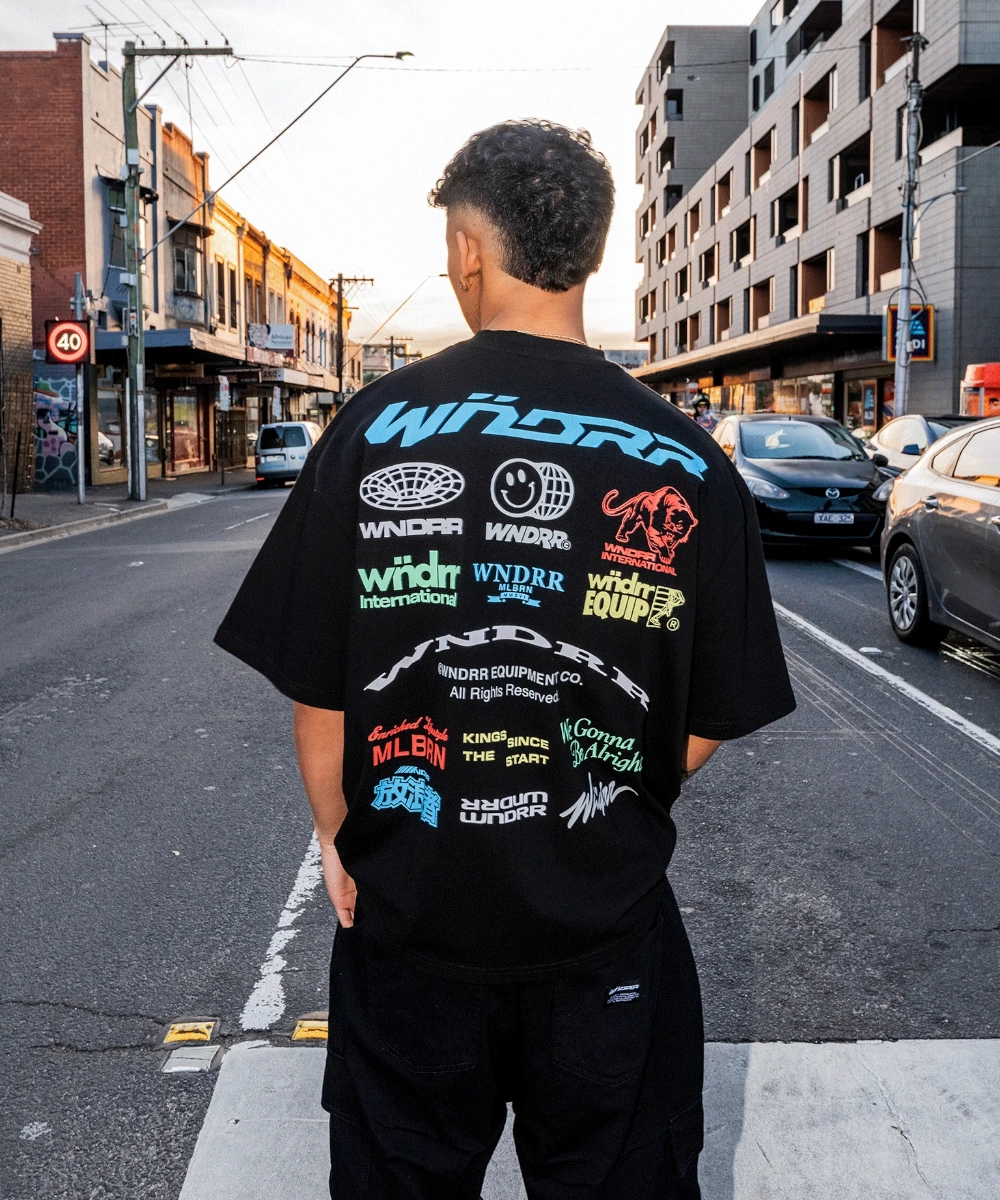 Myth Glow WNDRR Represent Heavy Tee (Black)