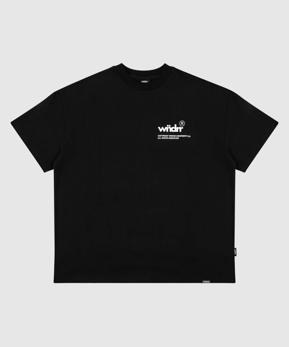 Art Glow Adjustable Fastenings WNDRR Represent Heavy Tee (Black)