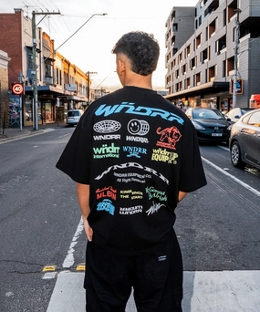 Myth Glow WNDRR Represent Heavy Tee (Black)