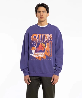 Mitchell & Ness Phoenix Suns Paintbrush Crew (Suns Purple) AbrasiveReinforcedZones