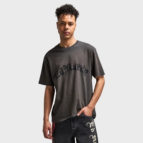 Ed Hardy Vintage Panther Flame Graphic T-Shirt / Charcoal Stay Coolness slim fit