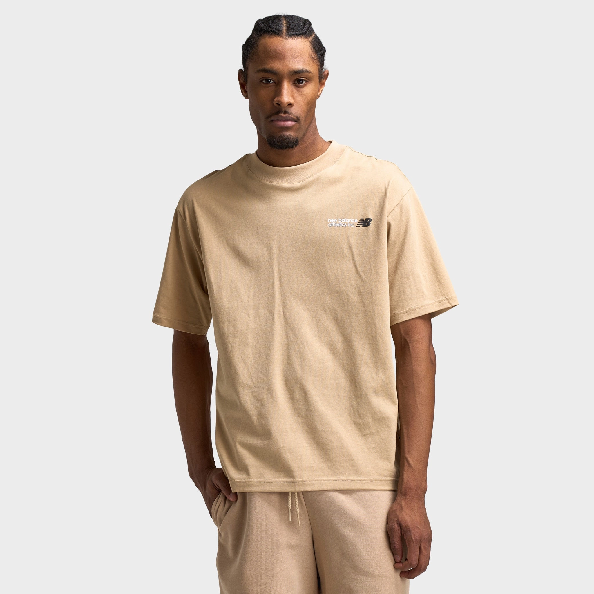 Sustainability - focused New Balance Tone Logo T-Shirt / Incense