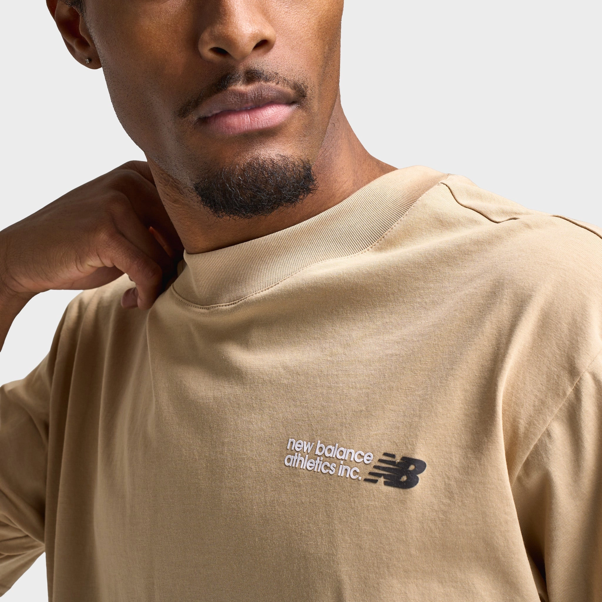Environment - friendly Elastic Free Comfort Trim New Balance Tone Logo T-Shirt / Incense