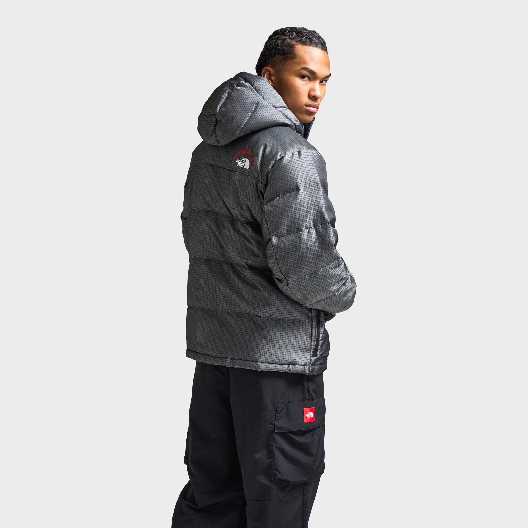 Four Way Stretch Fabric ping pong The North Face HMLYN 30th Anniversary Parka / Moonstone Grey