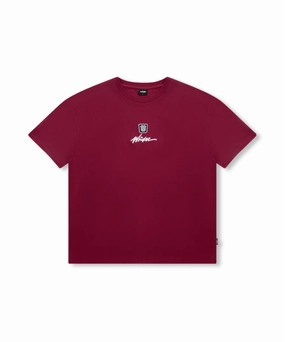 Dense Fit WNDRR Denote Box Fit Tee (Blood Red)