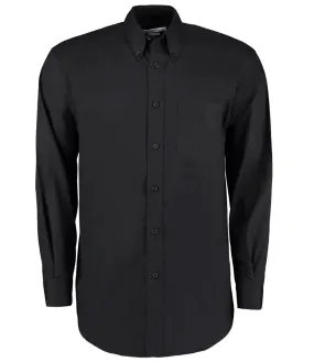 Long Sleeved Corporate Oxford Shirt | BLACK Next Core