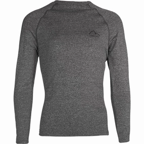 Carpet More Mile Train To Run Boys Long Sleeve Running Top - Grey