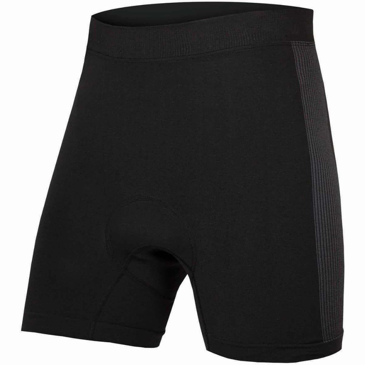 Recyclable QuickDry Active Fabric Endura Engineered Padded II Mens Cycling Undershorts - Black