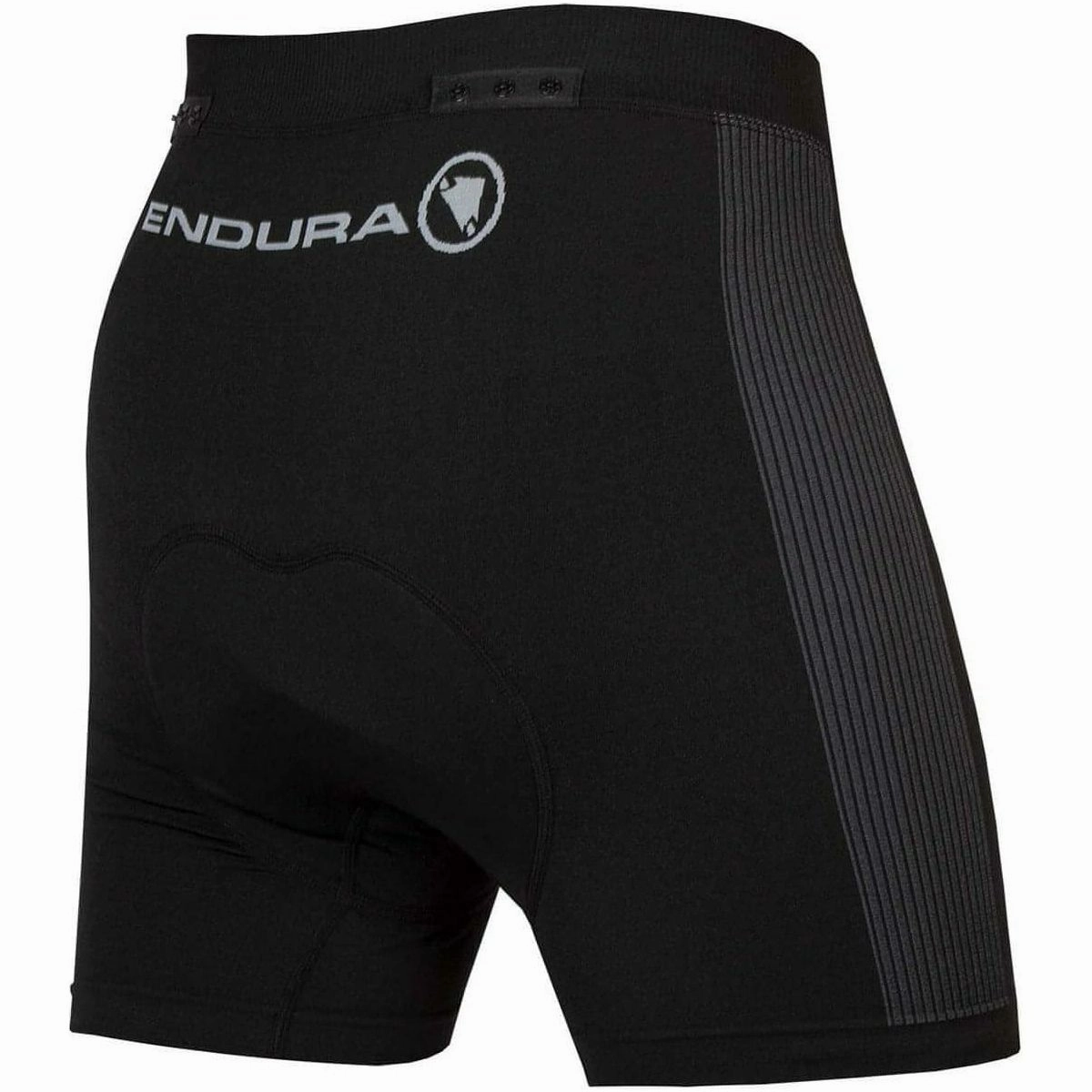 ThermalRegulating Technology All-Purpose Wear Endura Engineered Padded Mens Undershorts With ClickFast - Black