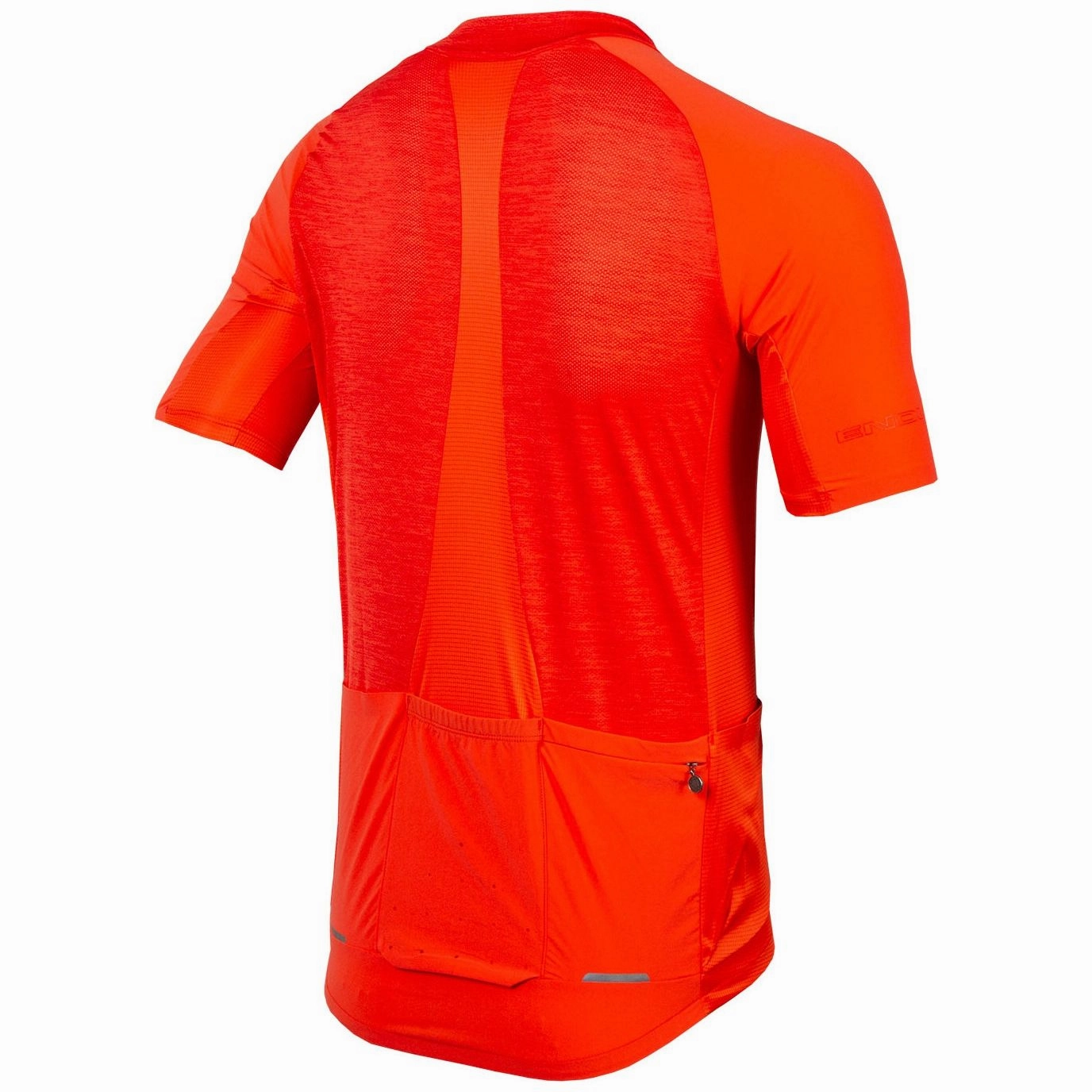 colorful Endura GV500 Reiver Short Sleeve Mens Cycling Jersey - Orange