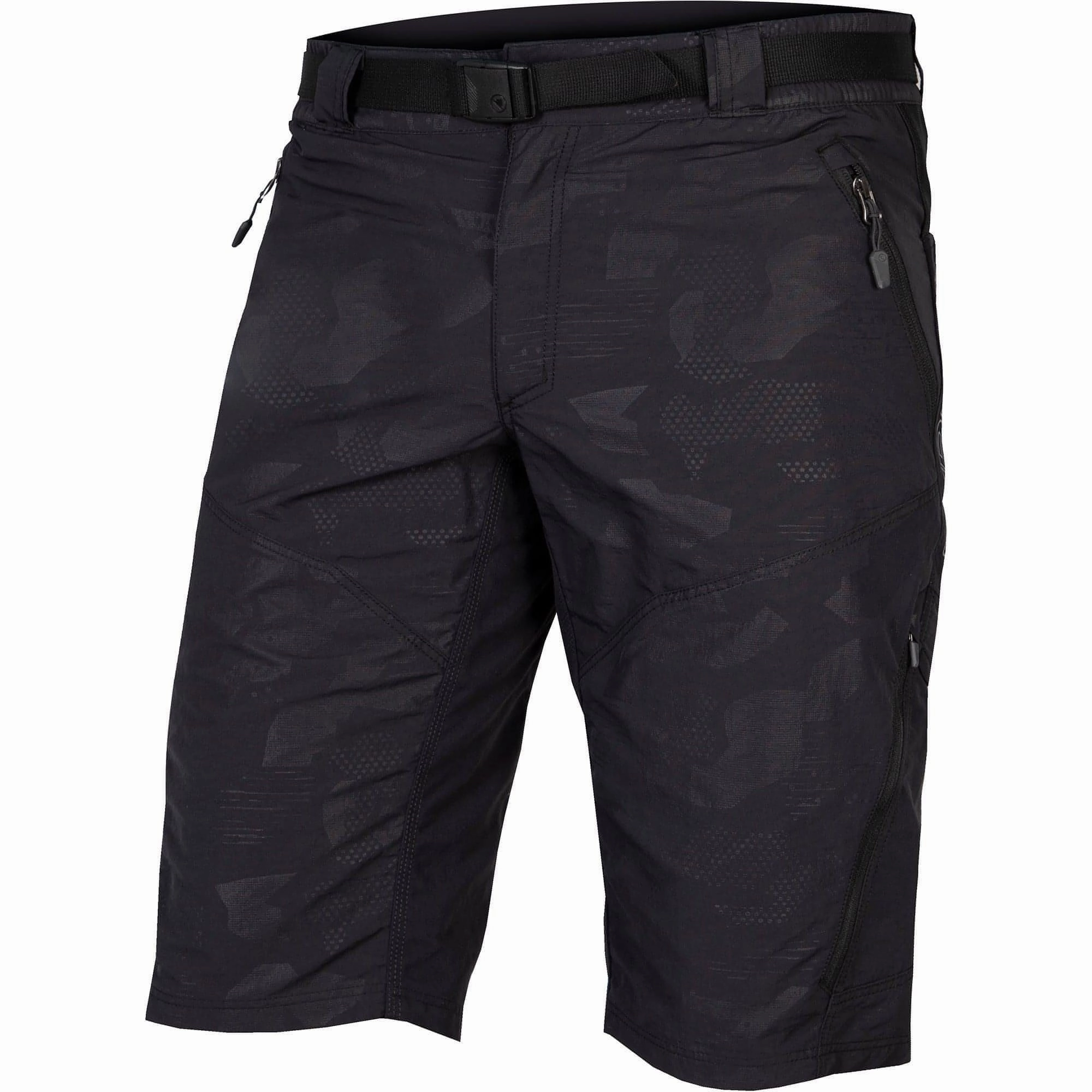 Airflow channels Endura Hummvee Mens Baggy Cycling Shorts With Liner - Black