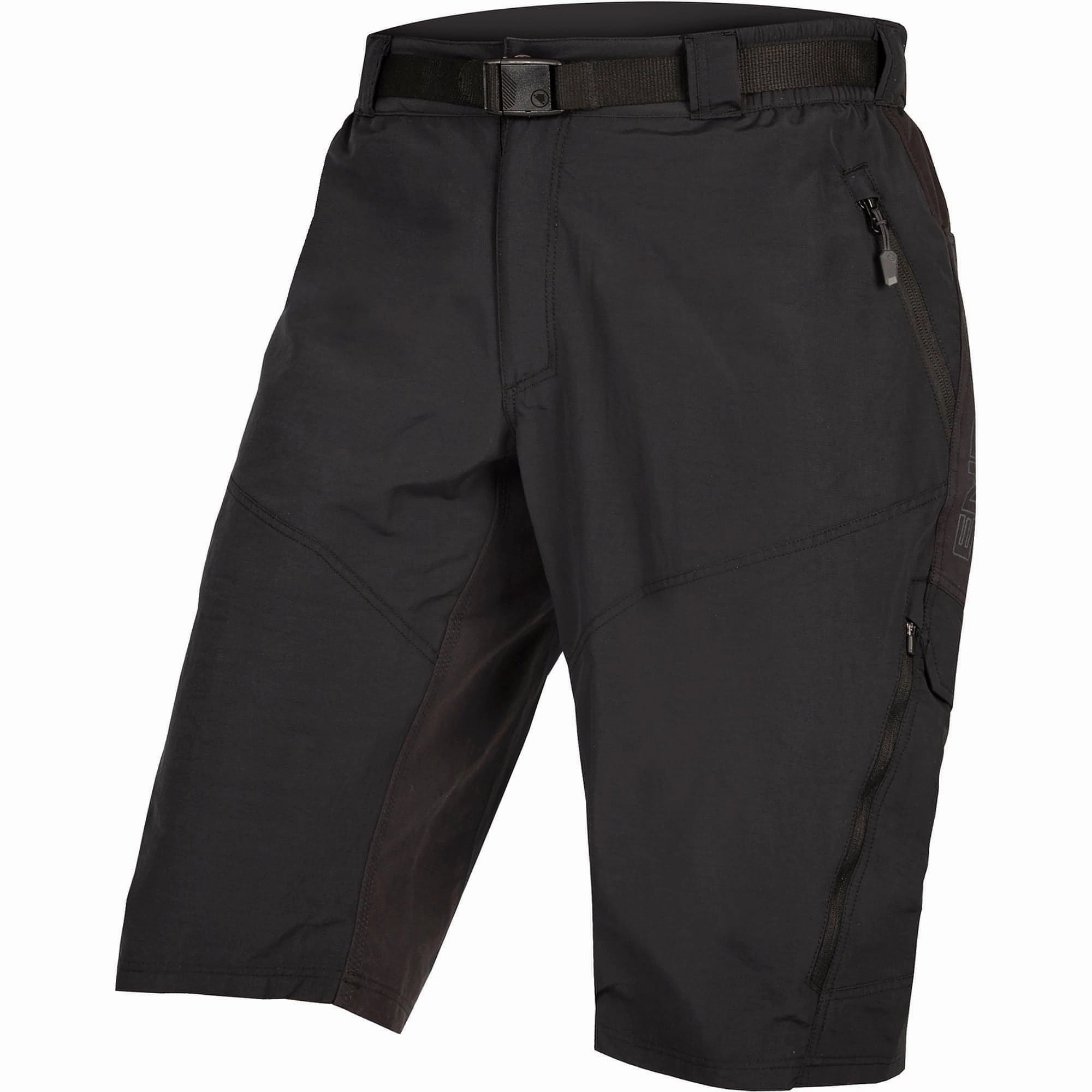 Odor Eliminating Fibers Endura Hummvee Mens Baggy Cycling Shorts With Liner - Black