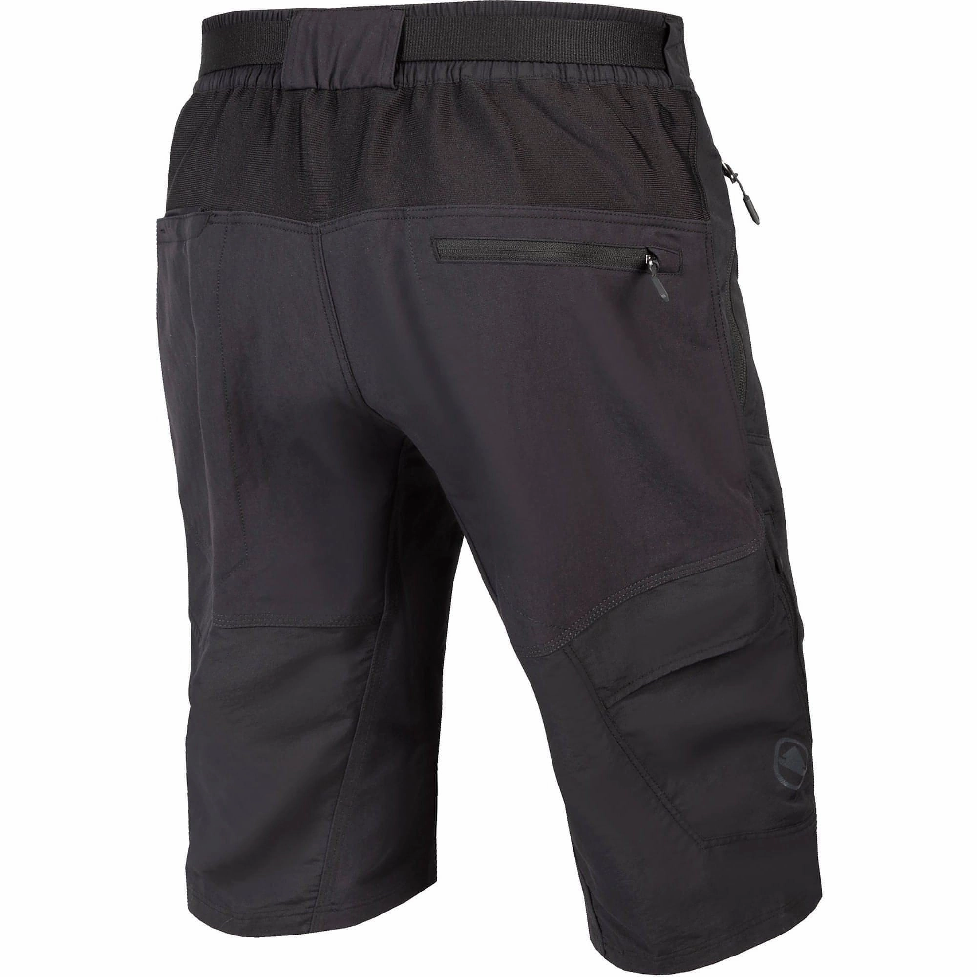 Endura Hummvee Mens Baggy Cycling Shorts With Liner - Black Quick Action