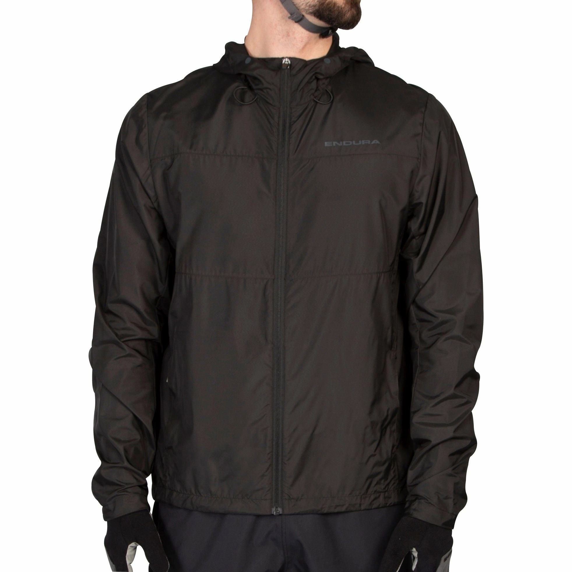 Quick Dry Coating Perfection Endura Hummvee Windshell Mens Cycling Jacket - Black