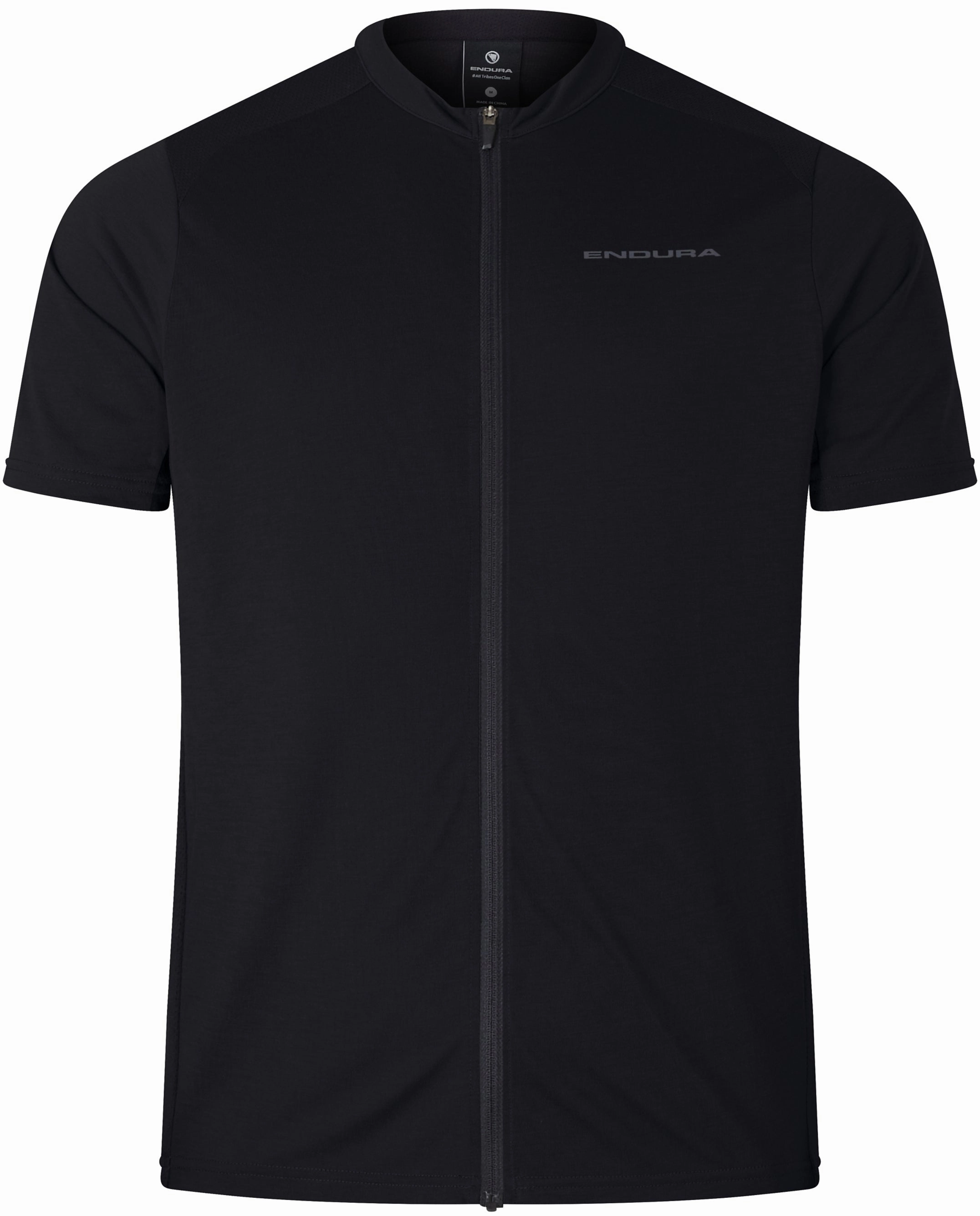 Endura Loop Short Sleeve Mens Cycling Jersey - Black Occasion