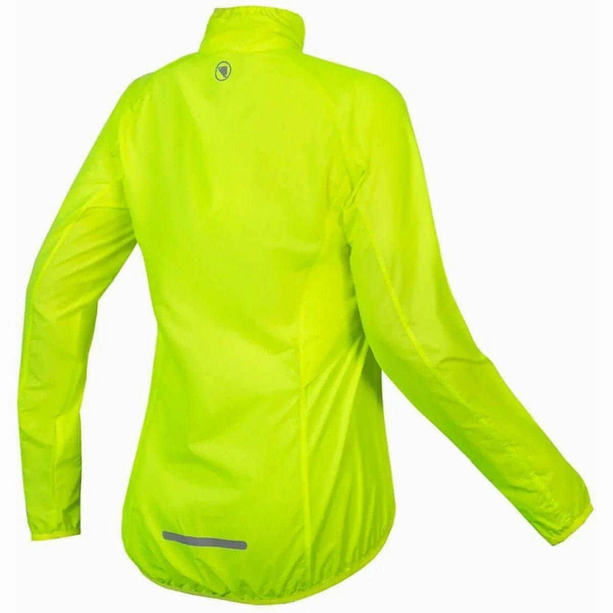 Endura Pakajak Womens Cycling Jacket - Yellow WaterResistant Shell