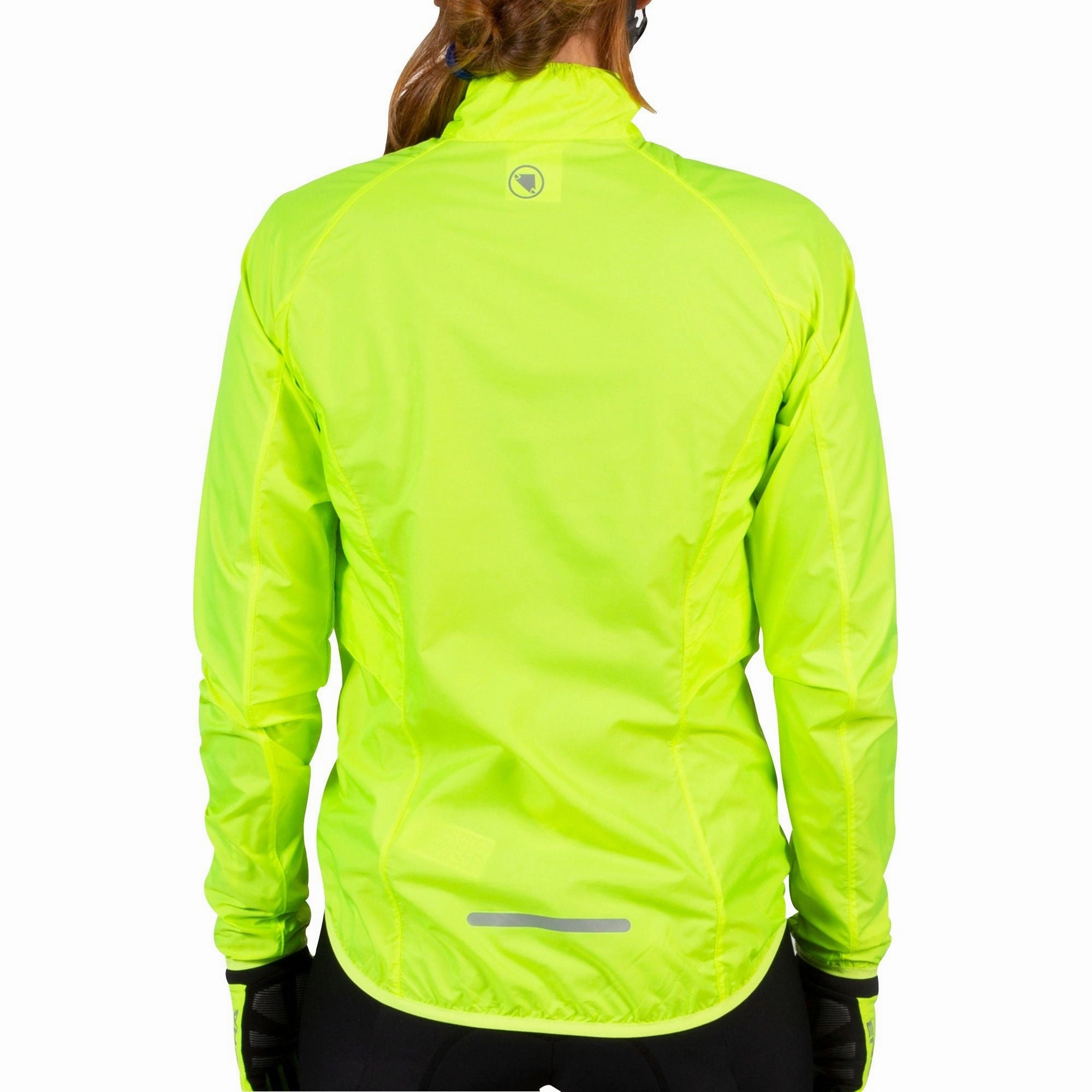 Endura Pakajak Womens Cycling Jacket - Yellow Youth Temperature Regulating Fabric