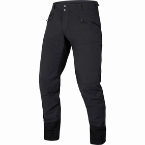 Bold Waistband Endura Singletrack II Mens Cycling Trousers - Black