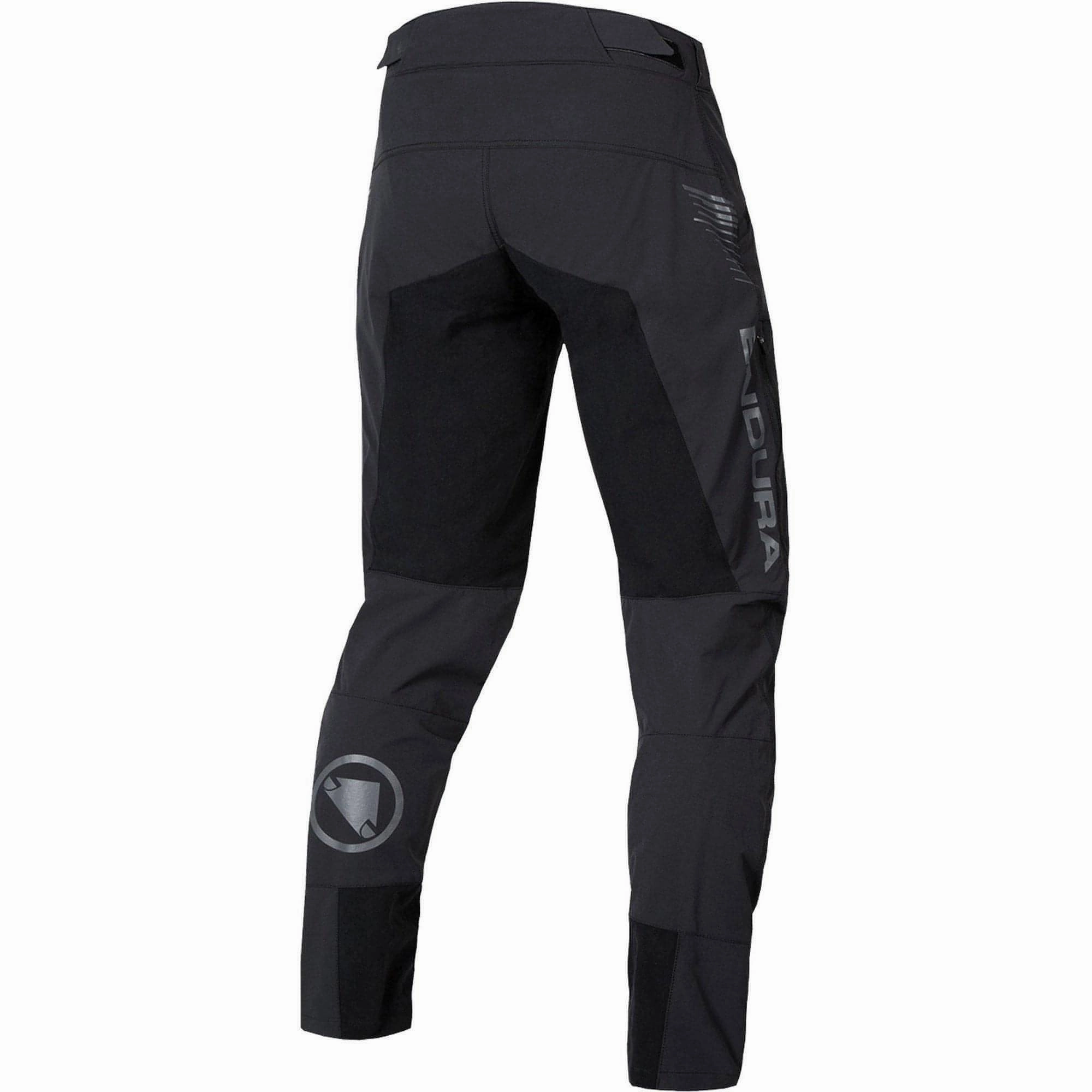 Metallic accents Durable Weave Endura Singletrack II Mens Cycling Trousers - Black