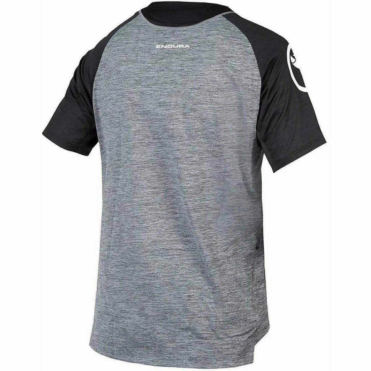 Endura SingleTrack Short Sleeve Mens Cycling Jersey - Grey BondedSeamlessConstruction