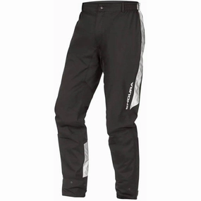 Perfect Shape Odor Control Technology Endura Urban Luminite II Waterproof Mens Cycling Trousers - Black