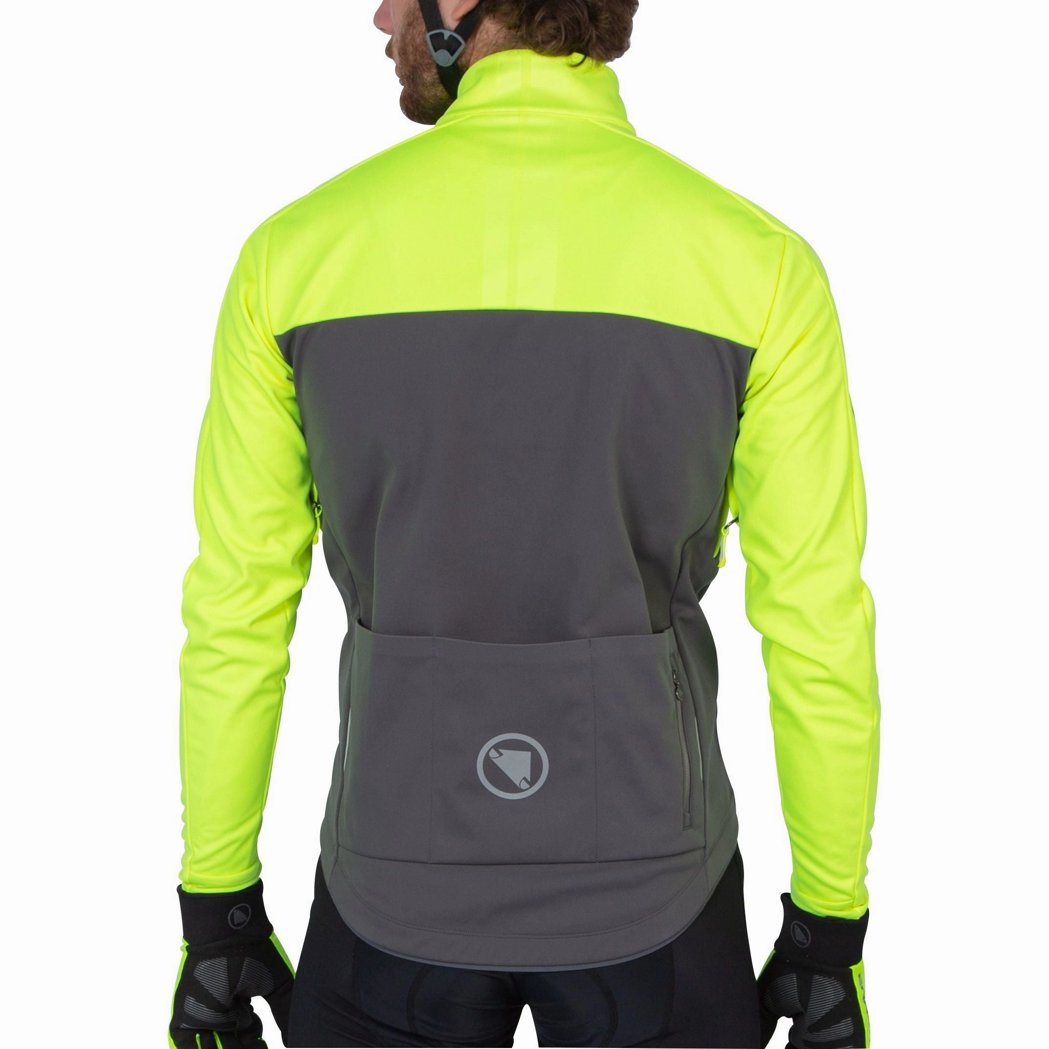 Utility Focus Endura Windchill II Mens Cycling Jacket - Yellow
