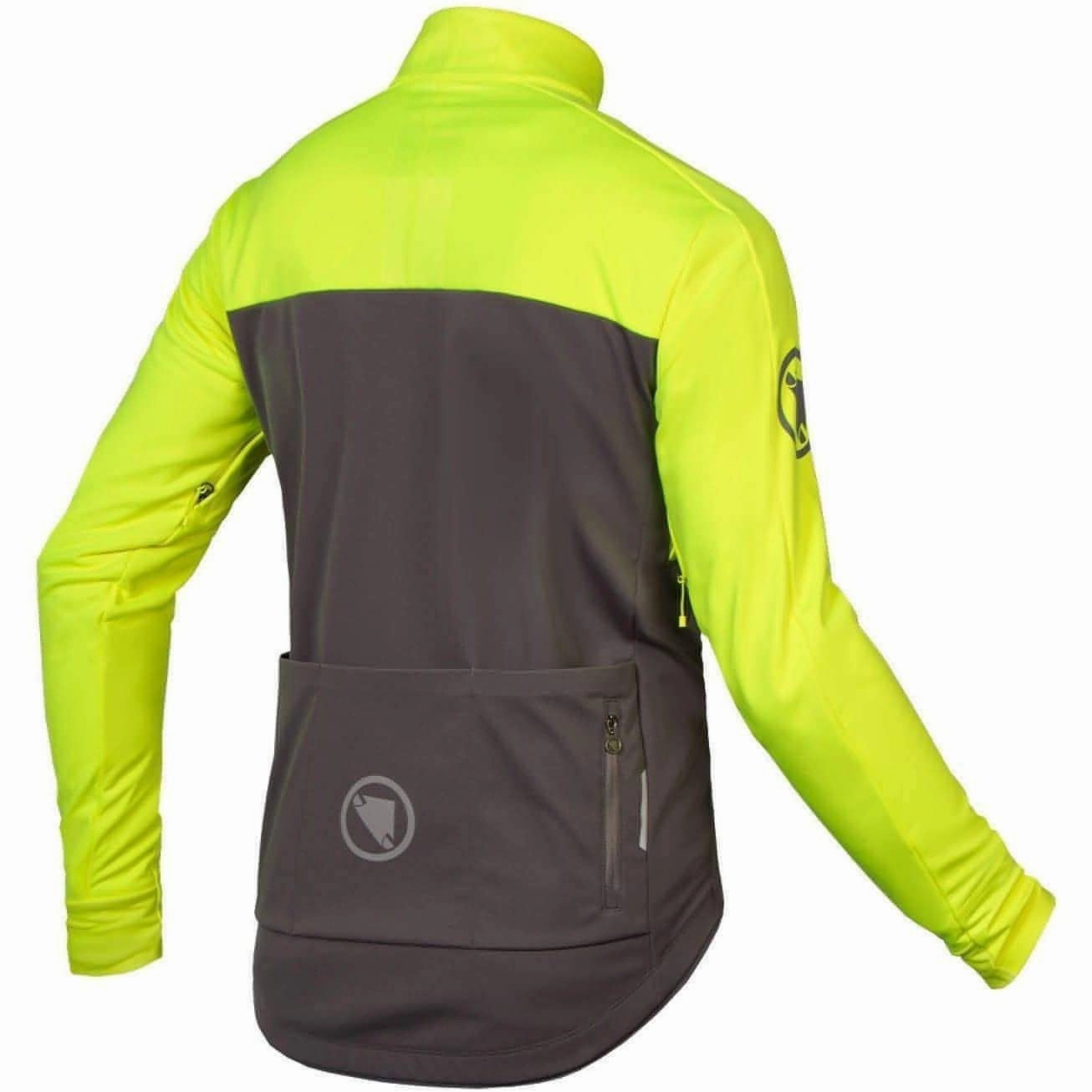 Endura Windchill II Mens Cycling Jacket - Yellow Rank Wind Safe