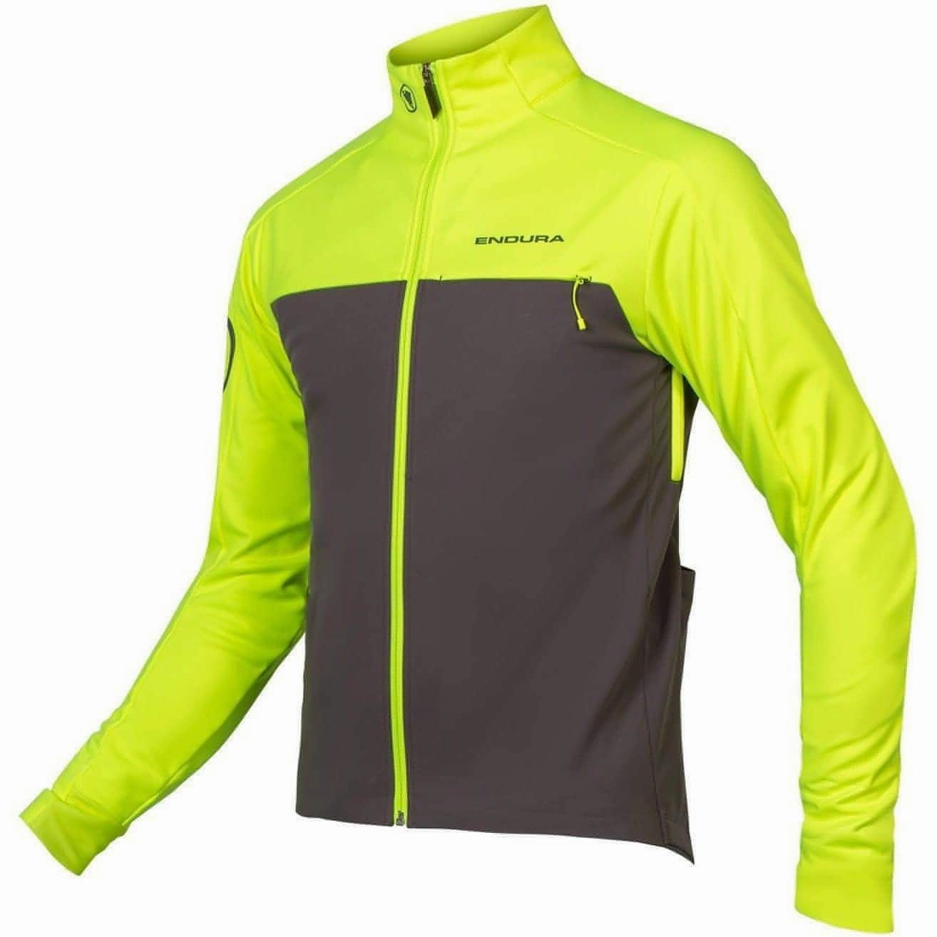 Endura Windchill II Mens Cycling Jacket - Yellow suitable for beauty pageants Oversized Fit