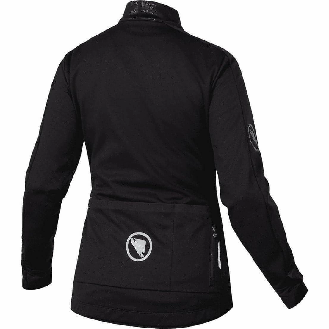 Endura Windchill II Womens Cycling Jacket - Black Reflective details waterproof