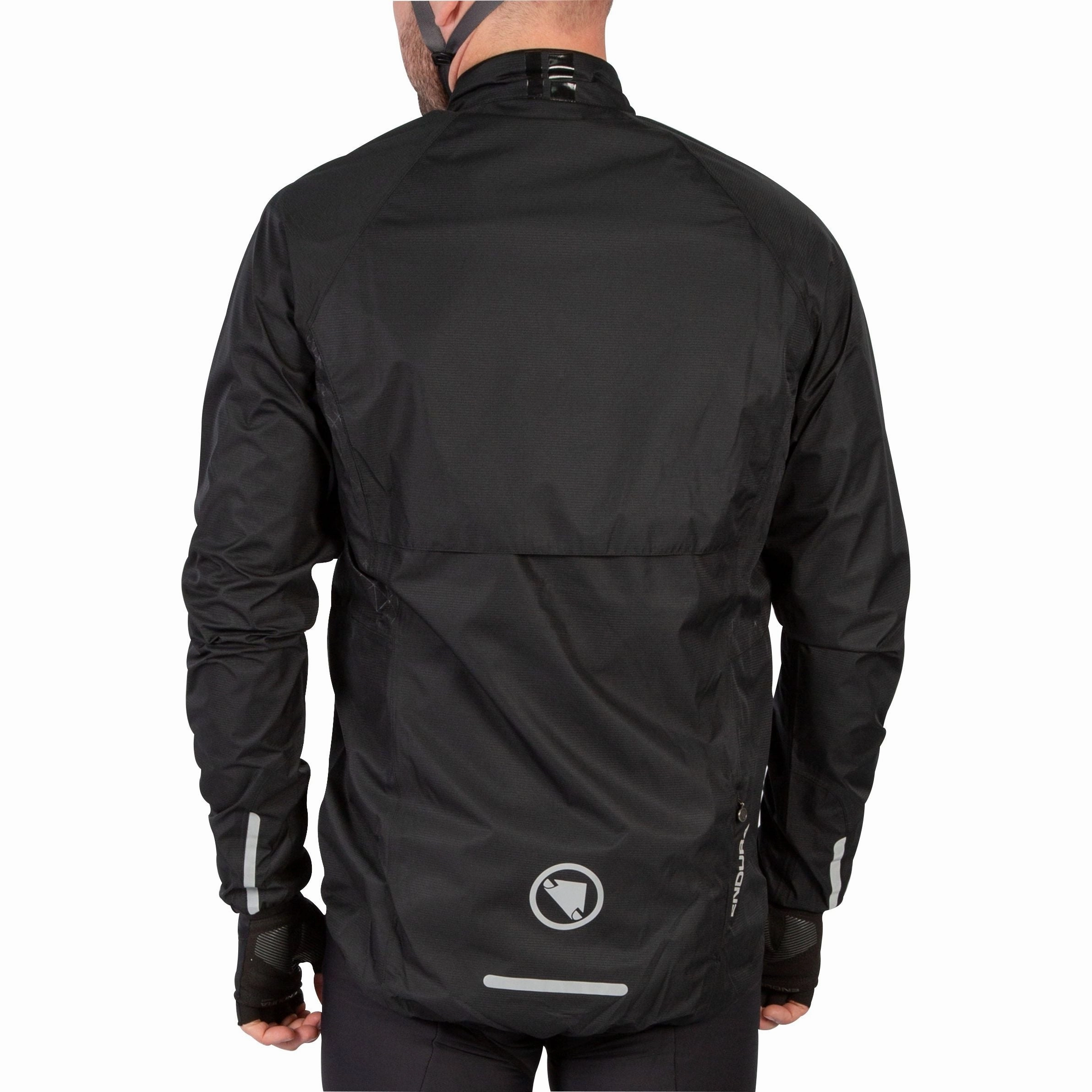 polka dotted Endura Xtract II Mens Cycling Jacket - Black