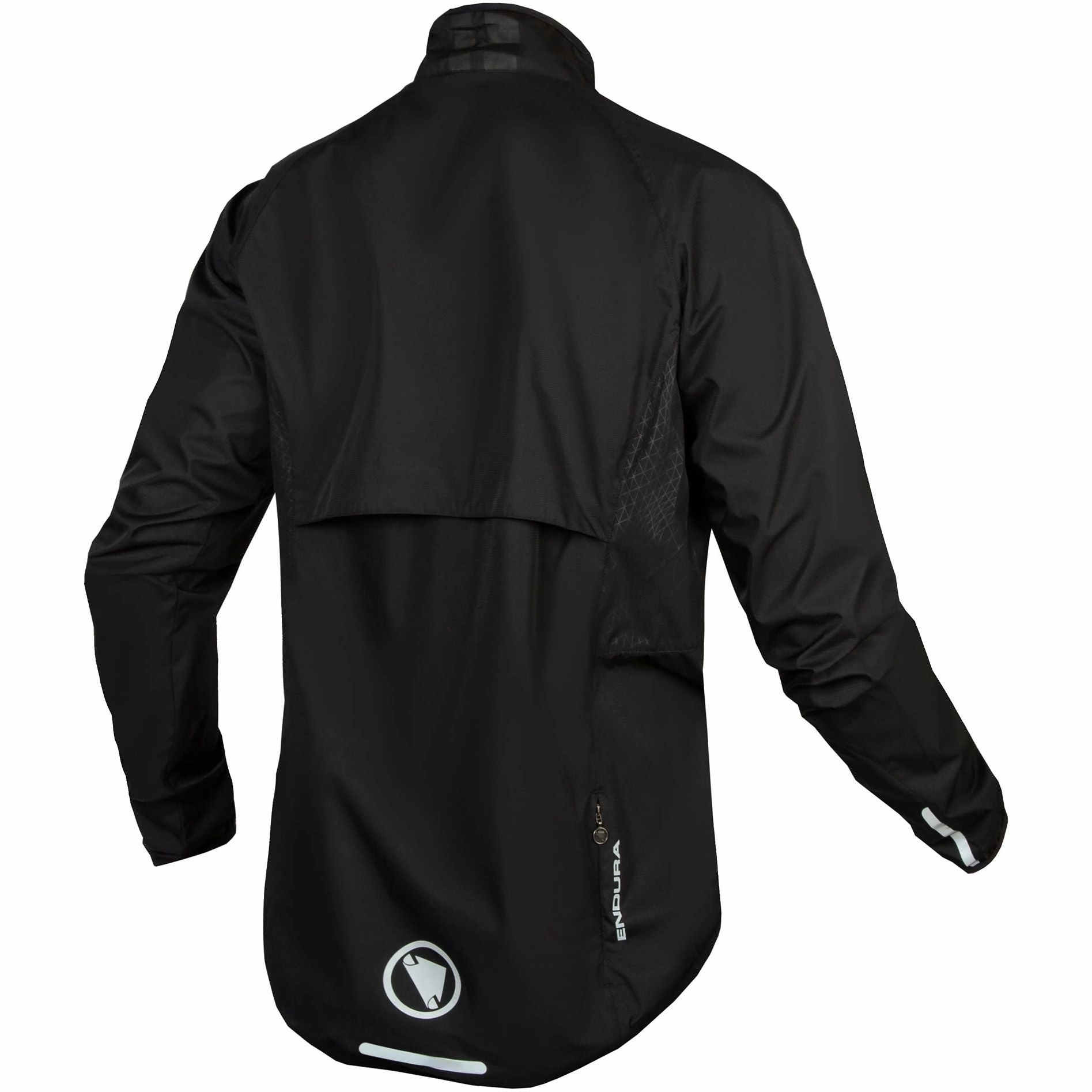 White Endura Xtract II Mens Cycling Jacket - Black