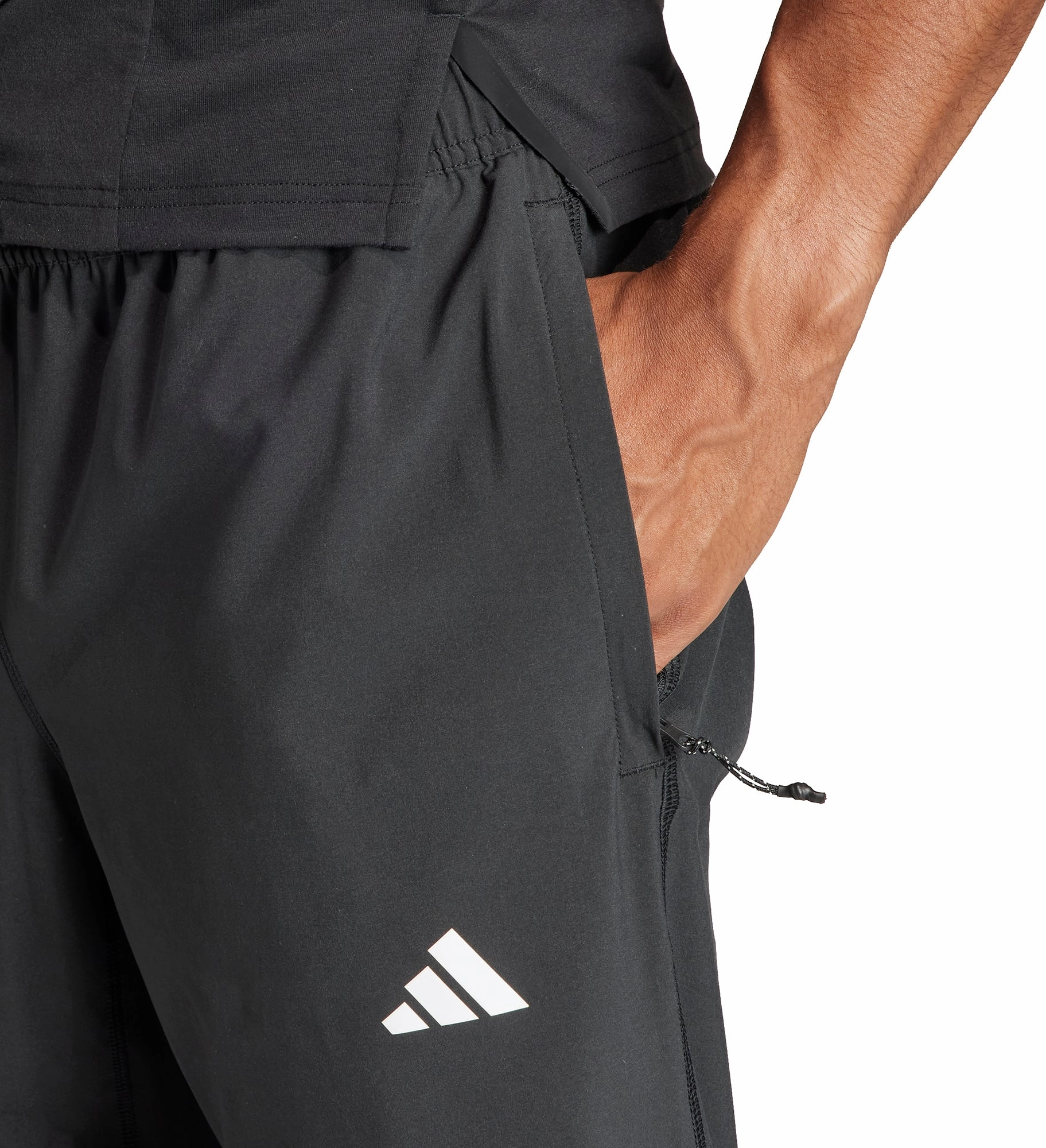 adidas Essentials Mens Training Track Pants - Black Happy Core OdorControl Treatment