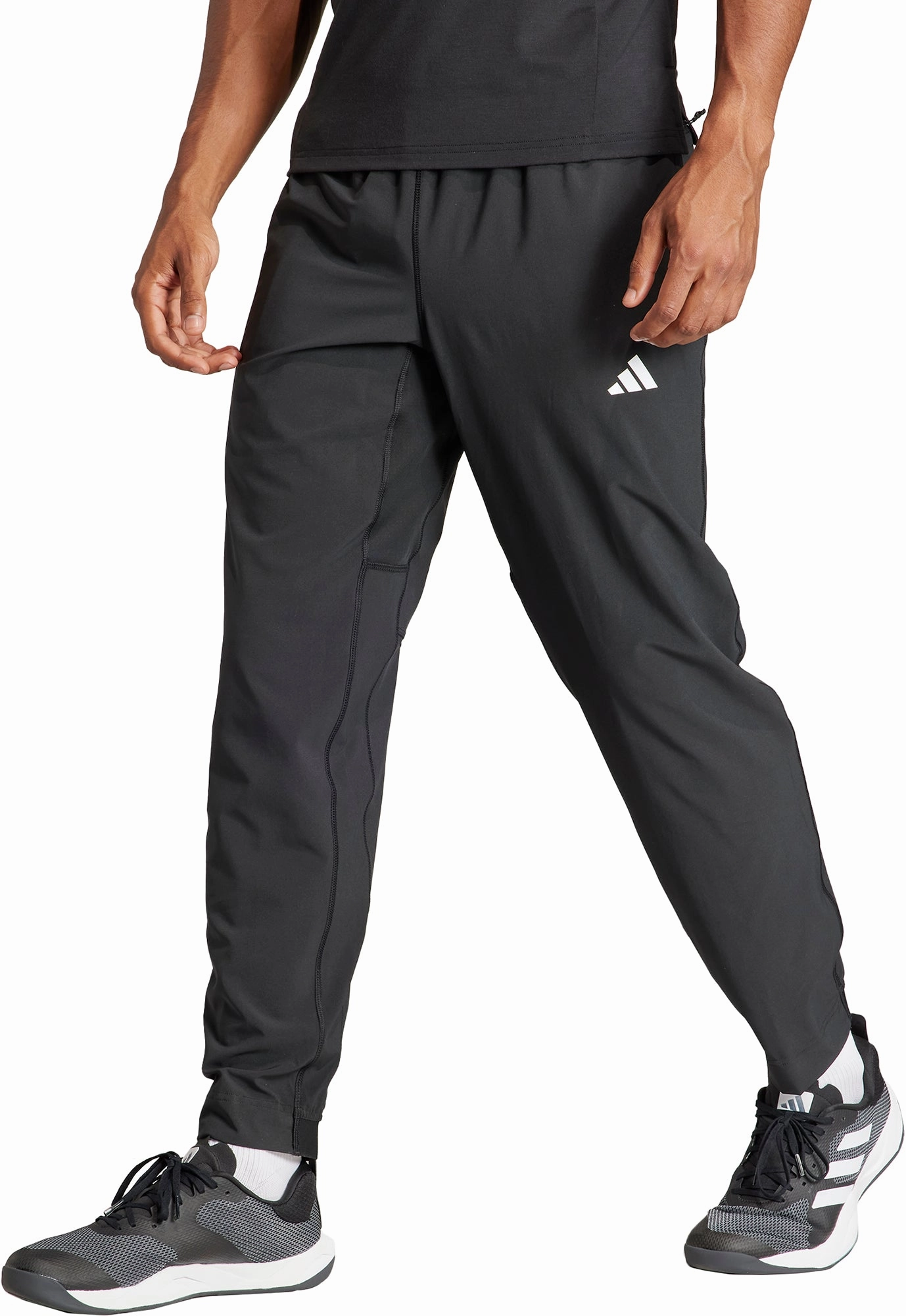 adidas Essentials Mens Training Track Pants - Black Water Soul Active Ease