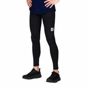 SAYSKY Men's Combat  Long Tights Black EcoFriendlyDyeProcess FlexibleNeckline