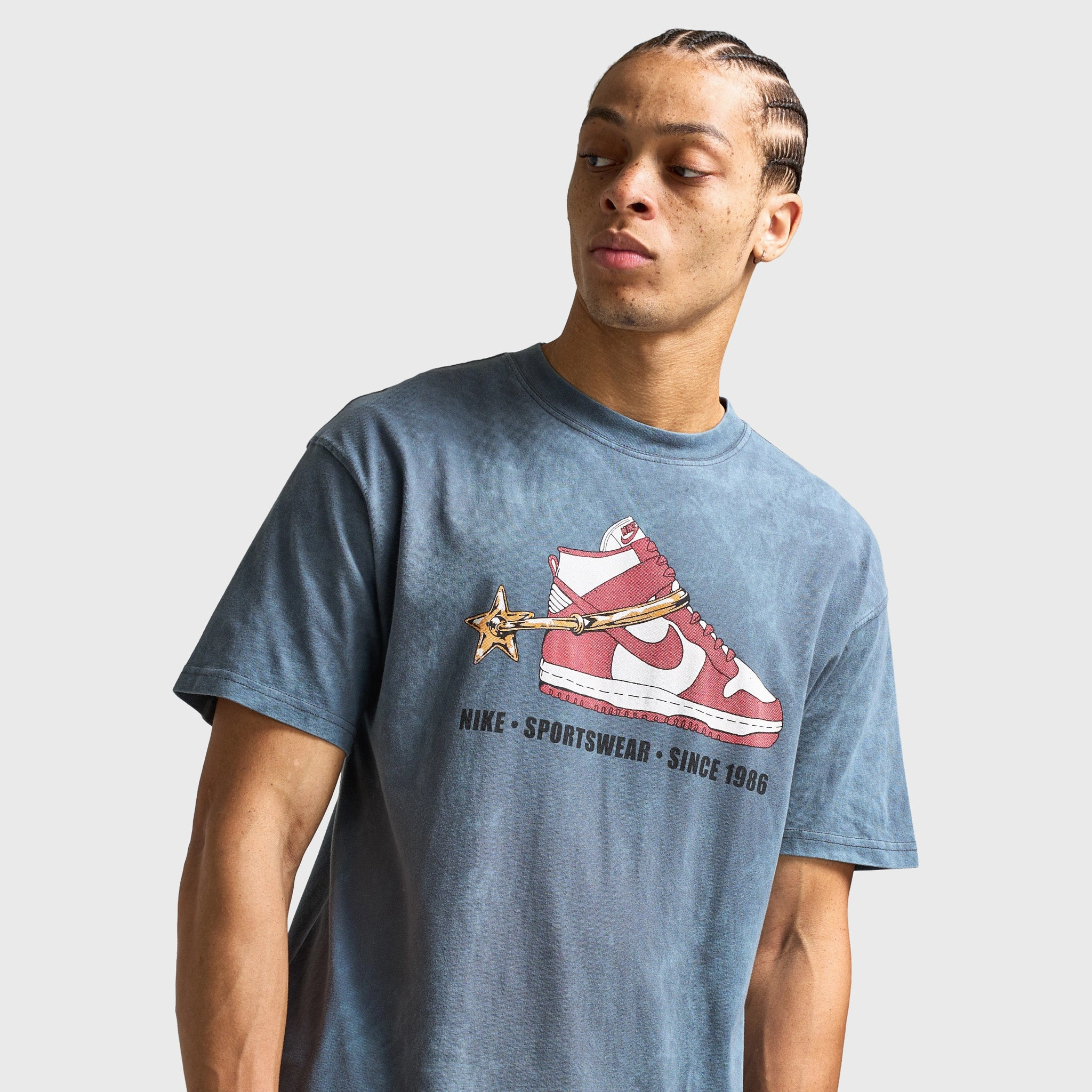 Anti Odor Material Nike M90 Oc Vintage T-Shirt / Anthracite