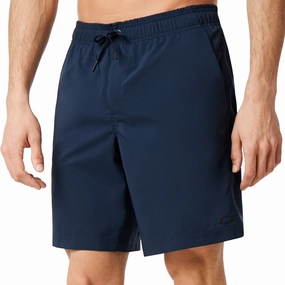 Multi Panel Ergonomic Cut Snag Resistant Fabric Oakley Ace Volley 18 Inch Mens Swim Shorts - Blue