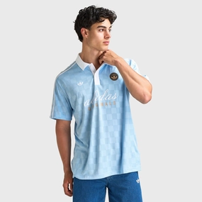 adidas Originals FTB T-Shirt Clear Sky / White Flexible Fit High Stretch