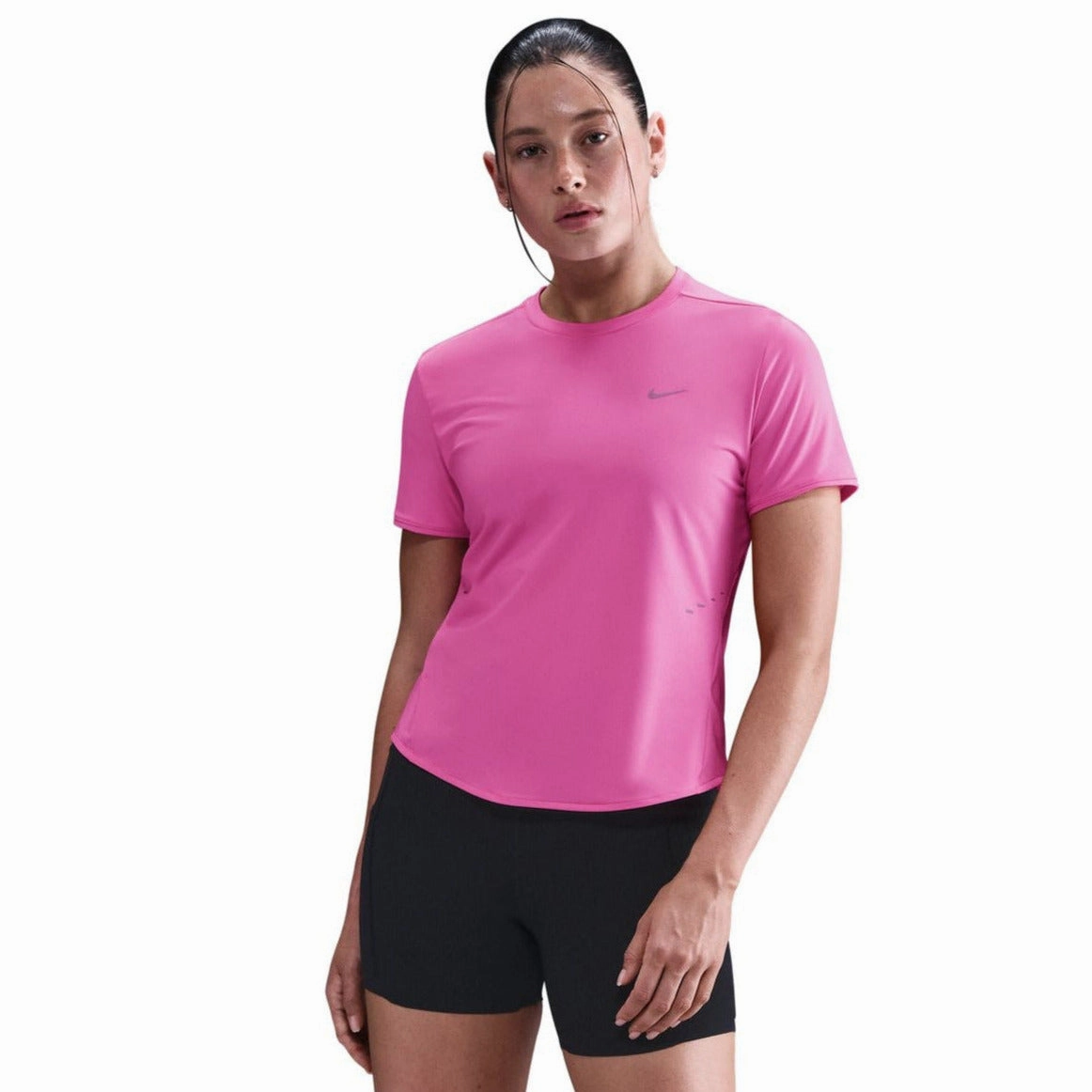 Nike Women's Swift Dri-FIT Short-Sleeve Running Top AbrasionResistant Edging