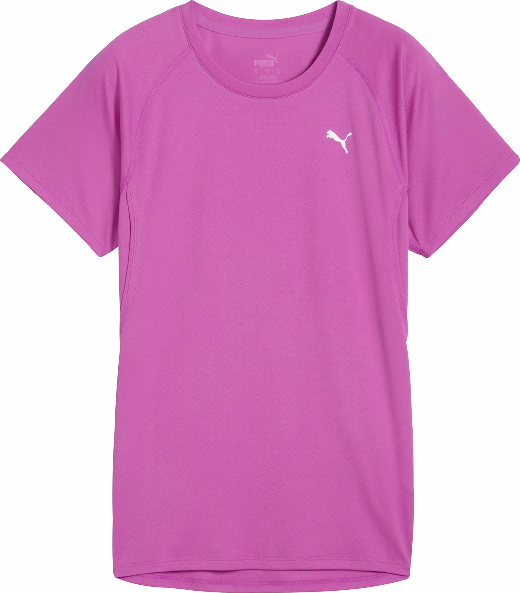 Puma Velocity Short Sleeve Womens Running Top - Purple Chill Design Unisex Fit