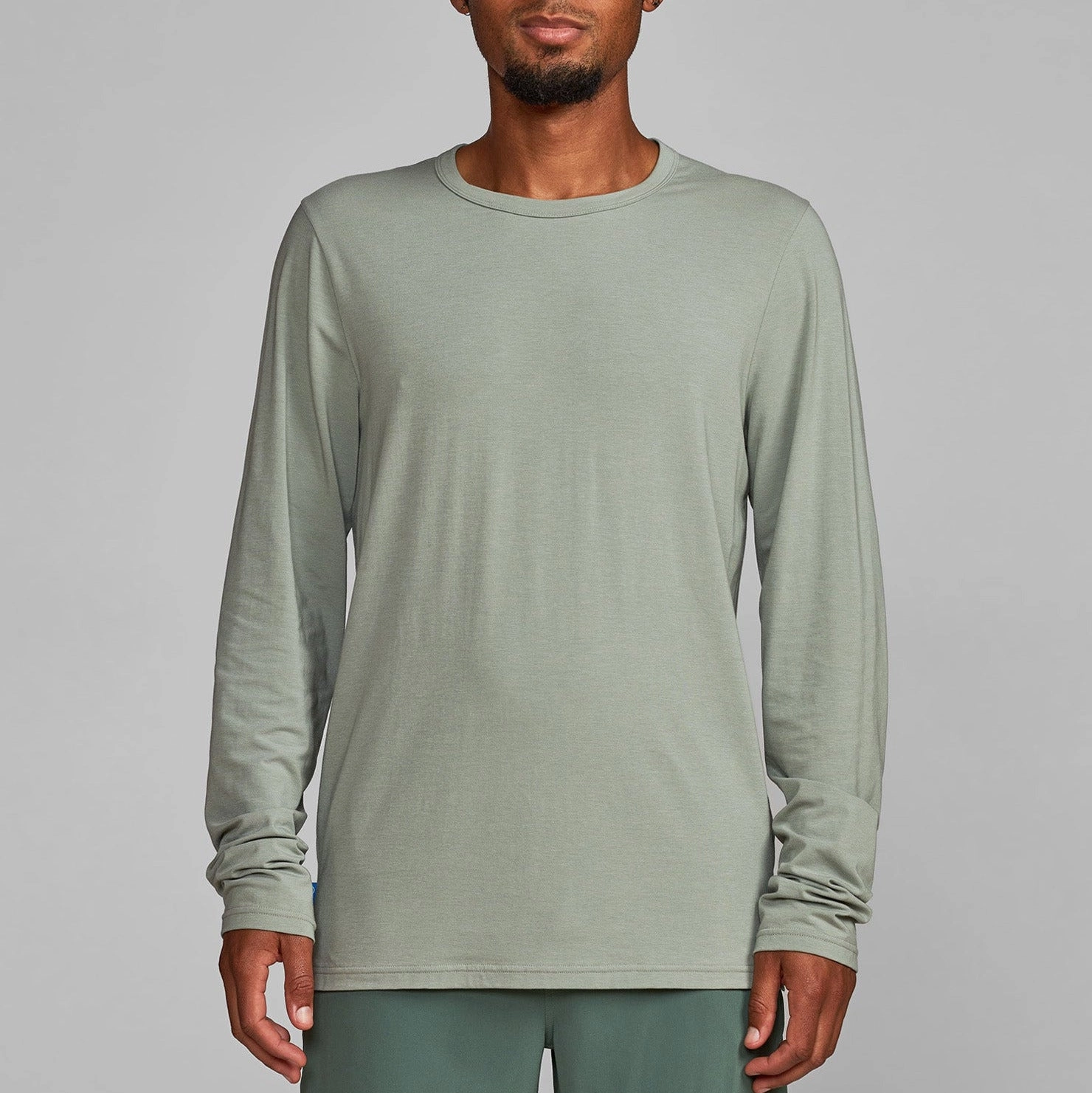 Janji Men's Circa Daily Long Sleeve Compression Lining Multi Panel Construction