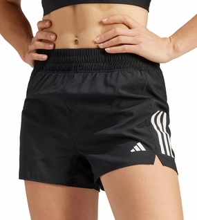 adidas Own The Run 3 Inch Womens Running Shorts - Black Fade Resistant Dye