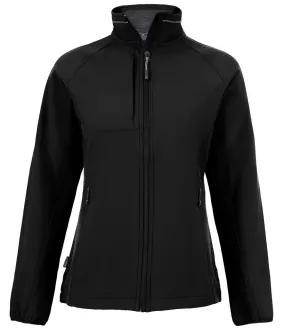 CompressionKnit Expert Ladies Basecamp Softshell Jacket | BLACK